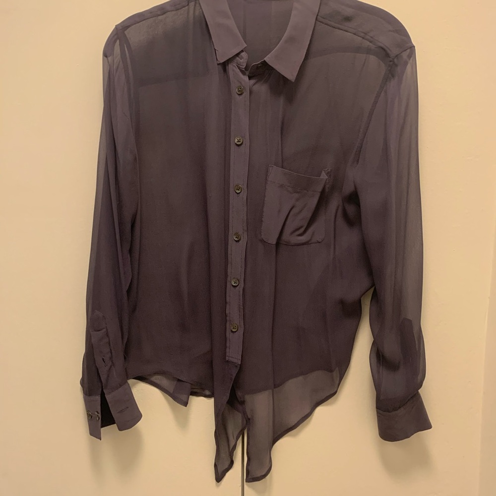 Equipment Button Down Blouse- Size Small - image 3